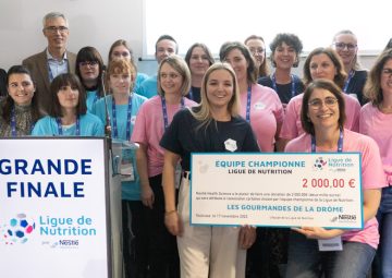 Participantes en la Ligue de Nutrition Nestle Science France
