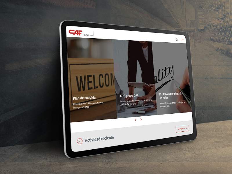 Plataforma de eLearning CAF Group